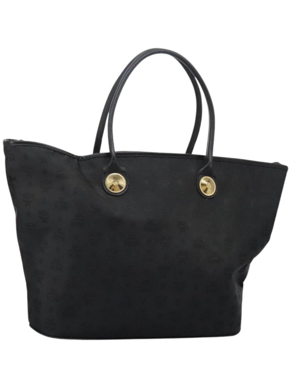 MCM Tote Bag Nylon Black